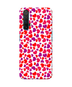 Red Heart Canvas Print Realme X3 Back Cover