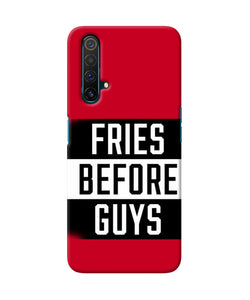 Fries Before Guys Quote Realme X3 Back Cover