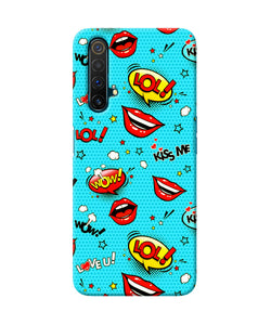 Lol Lips Print Realme X3 Back Cover