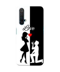 Love Propose Black And White Realme X3 Back Cover