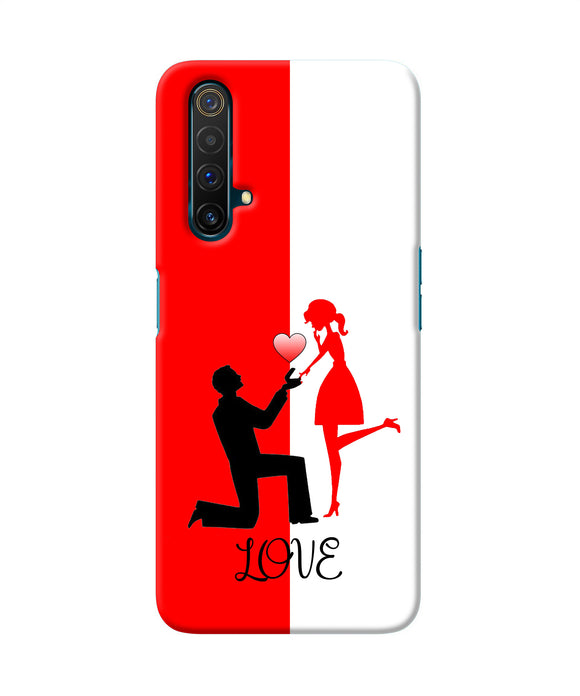 Love Propose Red And White Realme X3 Back Cover