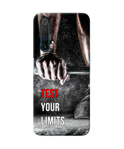 Test Your Limit Quote Realme X3 Back Cover