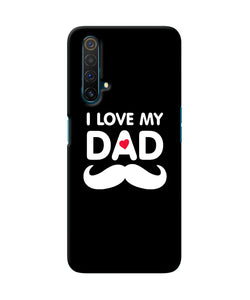 I Love My Dad Mustache Realme X3 Back Cover