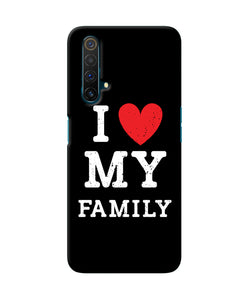 I Love My Family Realme X3 Back Cover