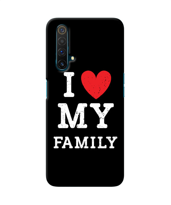 I Love My Family Realme X3 Back Cover