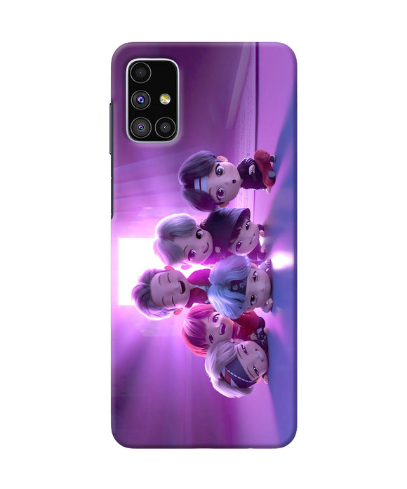 BTS Chibi Samsung M51 Back Cover