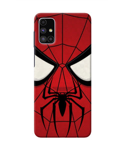 Spiderman Face Samsung M51 Real 4D Back Cover