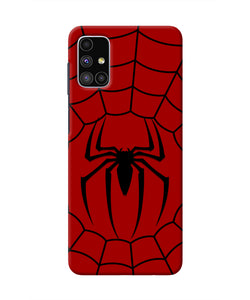 Spiderman Web Samsung M51 Real 4D Back Cover