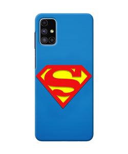 Superman Blue Samsung M51 Real 4D Back Cover