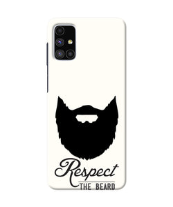 Respect the Beard Samsung M51 Real 4D Back Cover