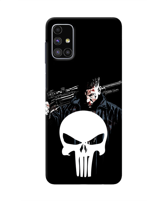 Punisher Character Samsung M51 Real 4D Back Cover