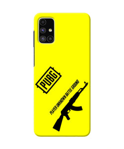 PUBG AKM Gun Samsung M51 Real 4D Back Cover