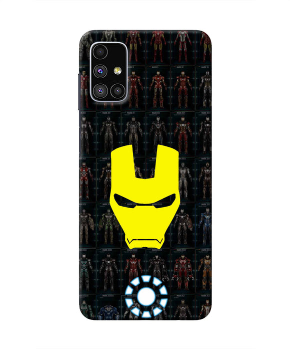 Iron Man Suit Samsung M51 Real 4D Back Cover