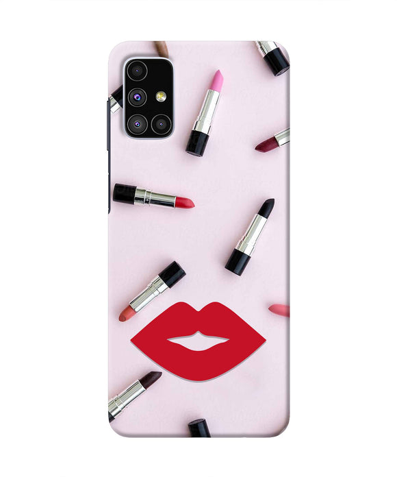 Lips Lipstick Shades Samsung M51 Real 4D Back Cover