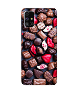 Chocolates Samsung M51 Pop Case