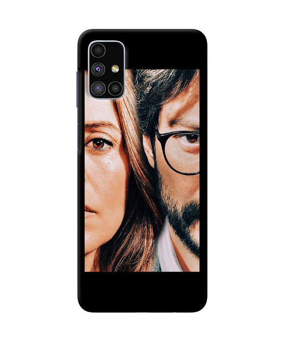 Money Heist Professor With Rachel Samsung M51 Back Cover