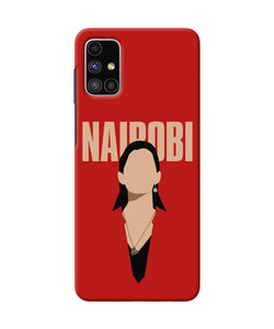 Nairobi Paint Money Heist Samsung M51 Back Cover