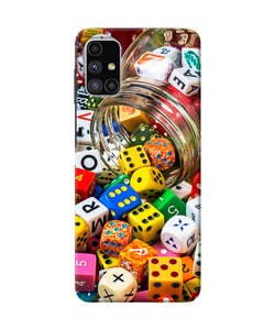 Colorful Dice Samsung M51 Back Cover