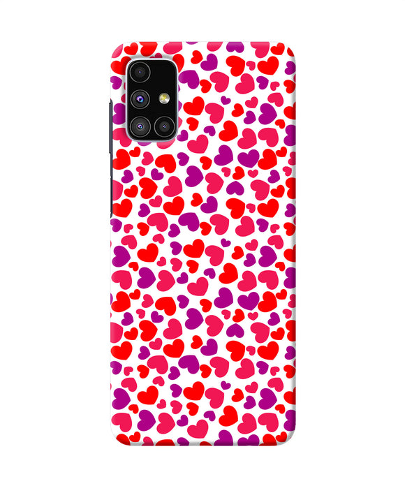 Heart Print Samsung M51 Back Cover