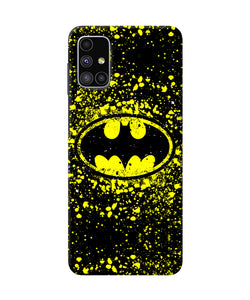 Batman Last Knight Print Yellow Samsung M51 Back Cover