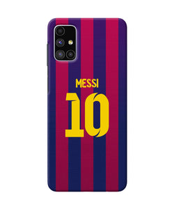 Messi 10 Tshirt Samsung M51 Back Cover