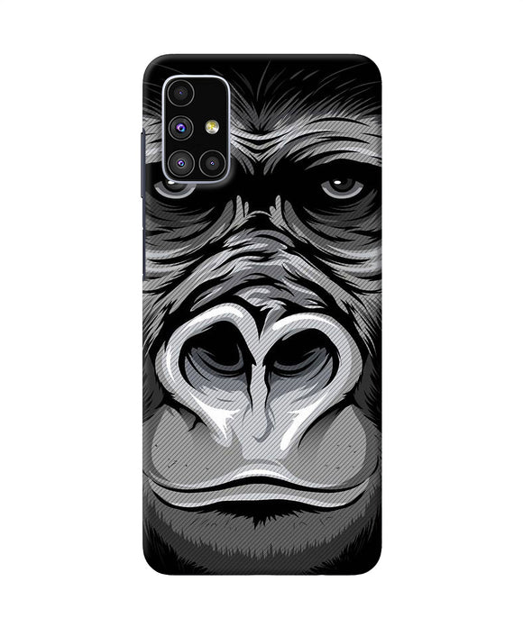 Black Chimpanzee Samsung M51 Back Cover