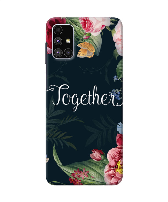 Together Flower Samsung M51 Back Cover