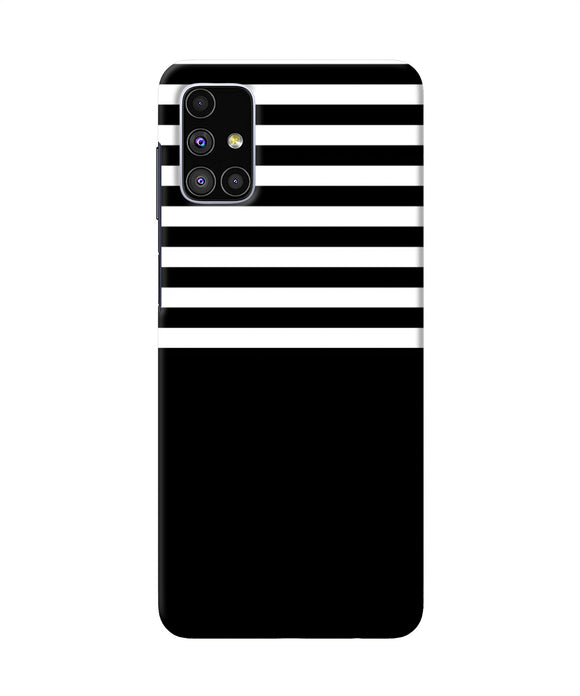 Black And White Print Samsung M51 Back Cover