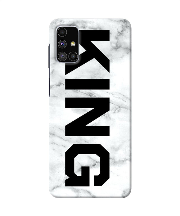 King Marble Text Samsung M51 Back Cover