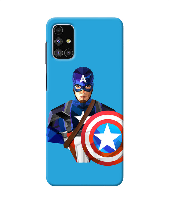 Captain America Character Samsung M51 Back Cover