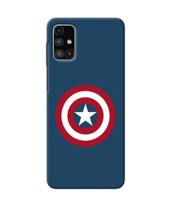 Captain America Logo Samsung M51 Back Cover