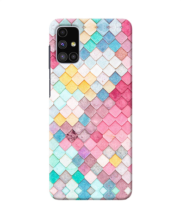 Colorful Fish Skin Samsung M51 Back Cover