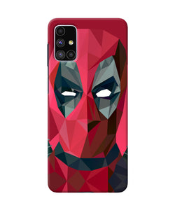 Abstract Deadpool Full Mask Samsung M51 Back Cover