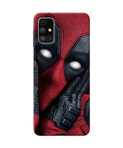 Thinking Deadpool Samsung M51 Back Cover