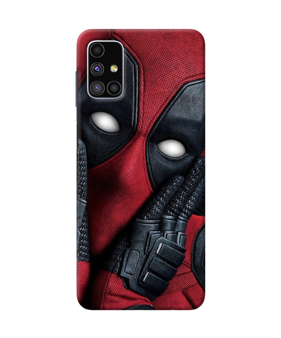 Thinking Deadpool Samsung M51 Back Cover