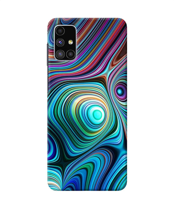 Abstract Coloful Waves Samsung M51 Back Cover