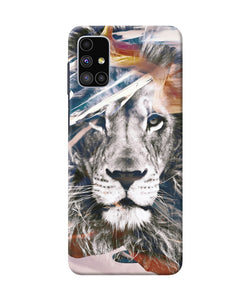 Lion Poster Samsung M51 Back Cover