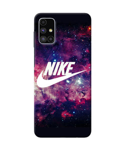 Nike Galaxy Logo Samsung M51 Back Cover