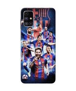 Messi Fcb Team Samsung M51 Back Cover