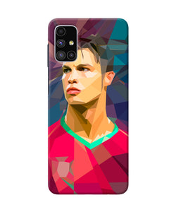 Abstract Ronaldo Samsung M51 Back Cover