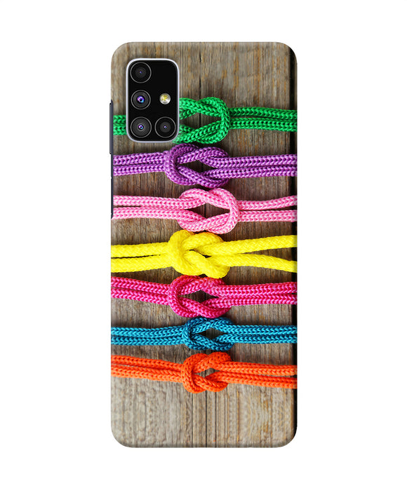 Colorful Shoelace Samsung M51 Back Cover