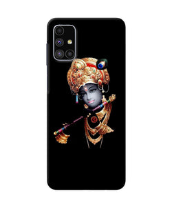 Lord Krishna With Fluet Samsung M51 Back Cover