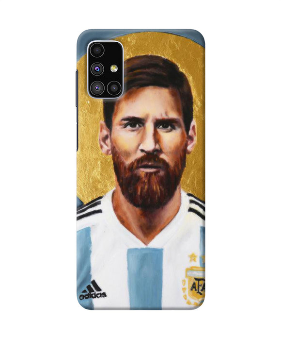 Messi Face Samsung M51 Back Cover