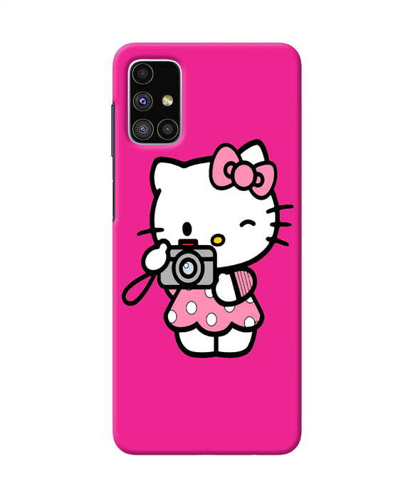 Hello Kitty Cam Pink Samsung M51 Back Cover