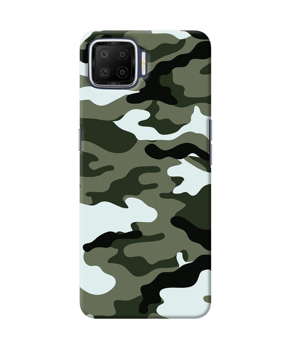 Camouflage Oppo F17 Back Cover
