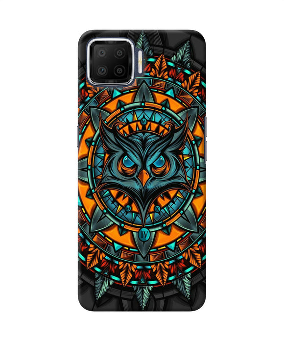 Angry Owl Art Oppo F17 Back Cover