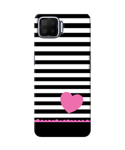 Abstract Heart Oppo F17 Back Cover