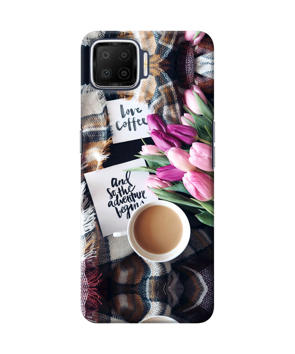 Love Coffee Quotes Oppo F17 Back Cover