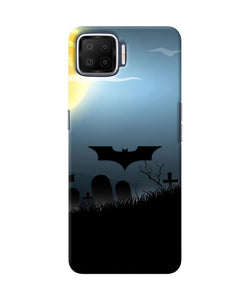 Batman Scary cemetry Oppo F17 Real 4D Back Cover