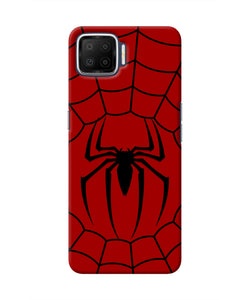 Spiderman Web Oppo F17 Real 4D Back Cover